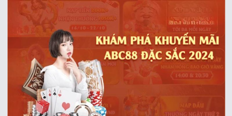 Các khuyến mãi ABC8 với phần quà khủng